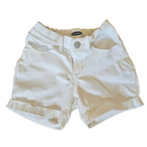 6/$20 Old Navy White Jean Shorts Size 10